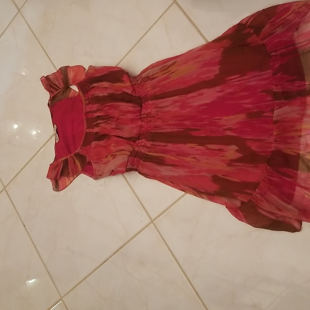 Small kids multi pink color dress